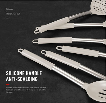 Heat Resistant Kitchen Silicone Kitchen Utensil Sets Dishwasher Friendly