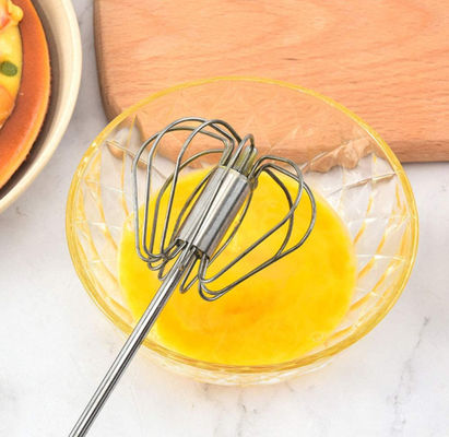 Semi Automatic Wire Whisk Kitchen Tool ODM Available 10.31in Long