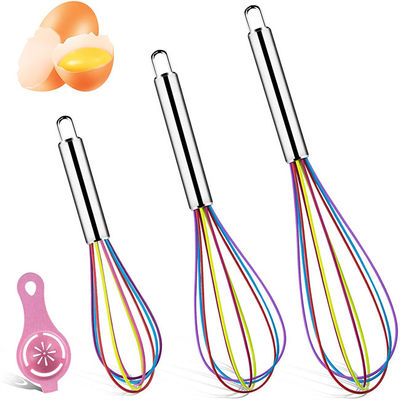Multiapplication Kitchen Utensils Whisk Stainless Steel Rustproof