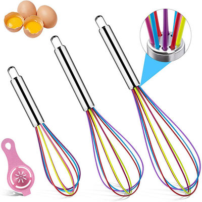 Multiapplication Kitchen Utensils Whisk Stainless Steel Rustproof
